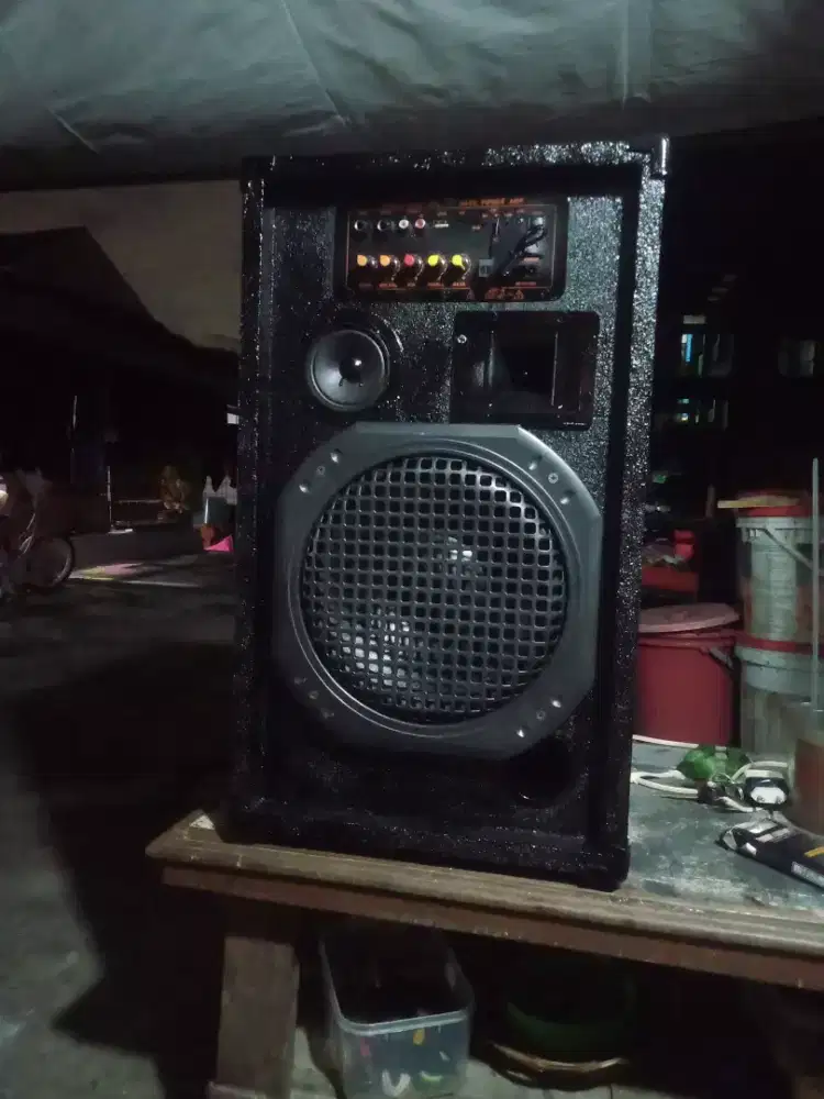 Speaker bluetooth karoke rakitan sendri