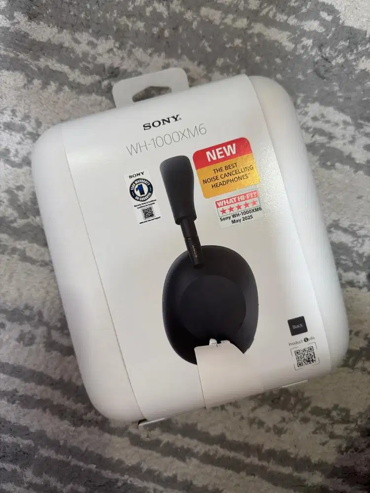 SONY WH-1000XM6 Noise Cancelling Headphones (Mei 2025 Edition) – Black