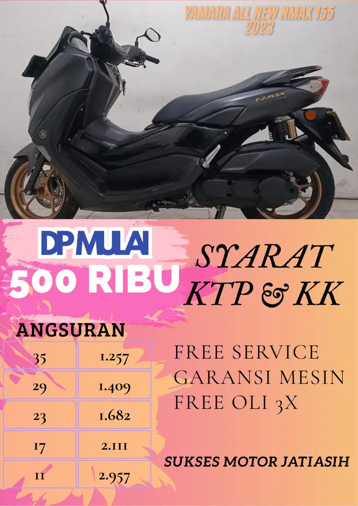DP MURAH YAMAHA ALL NEW NMAX 155 2023 BERGARANSI BISA CASH/KREDIT