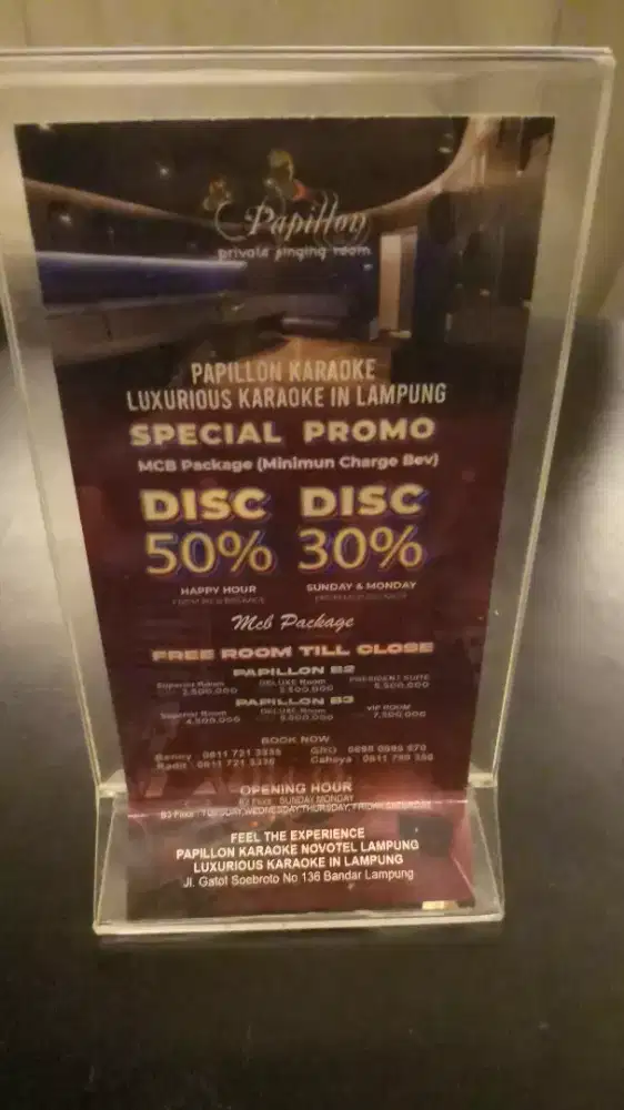 Di butuhkan LC karaoke