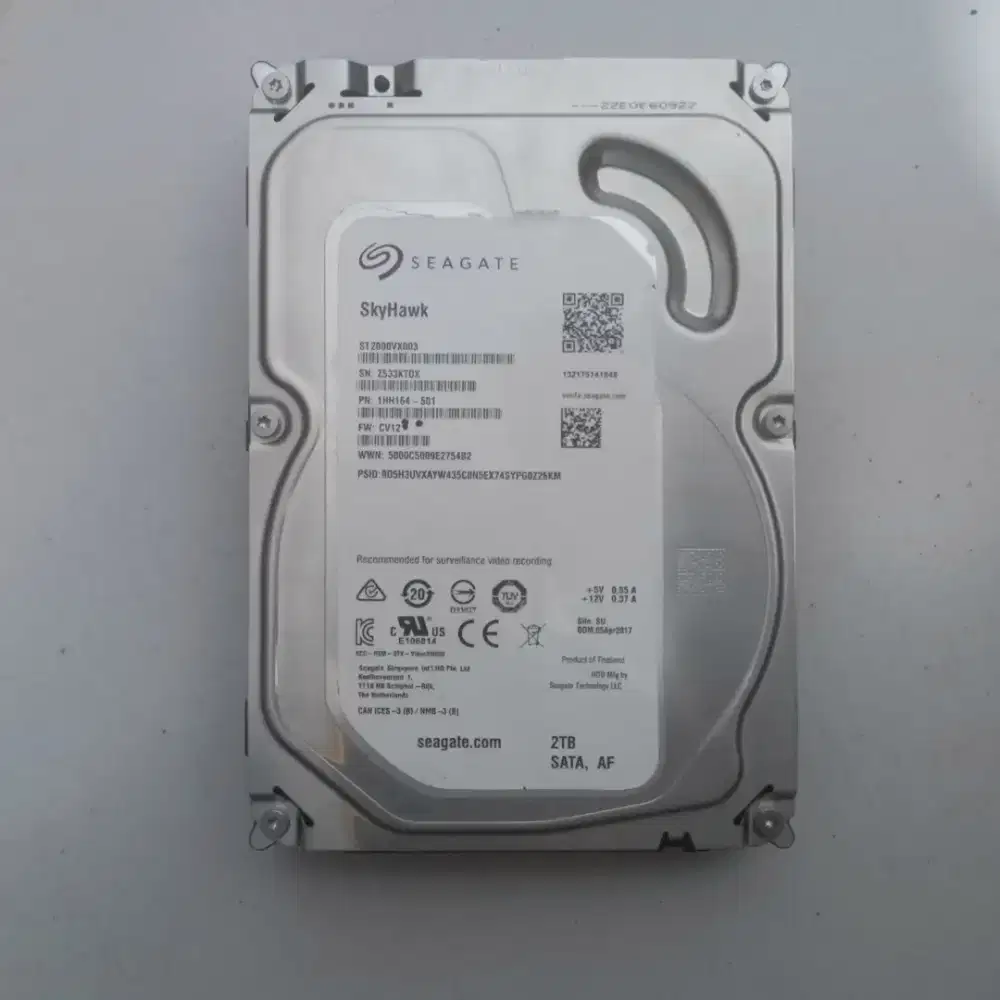 Dijual sebuah hardisk 2TB Seagate