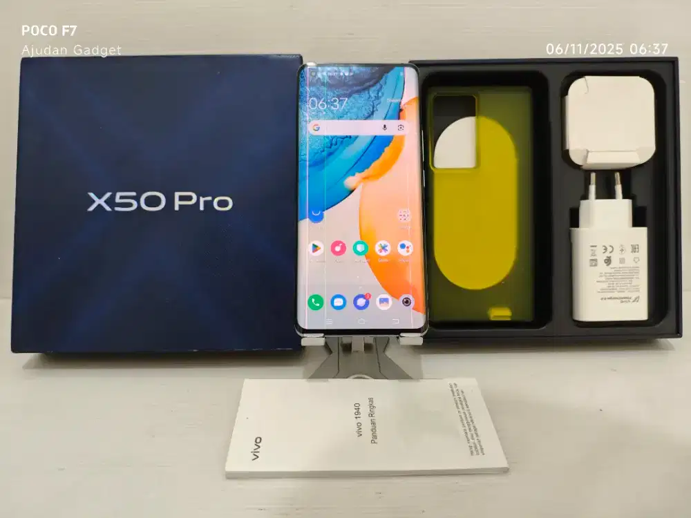 Vivo X50 Pro 5G 8/256 Gb Mulus 95% Fullset (Minus Lighsaber) bs TT/BT