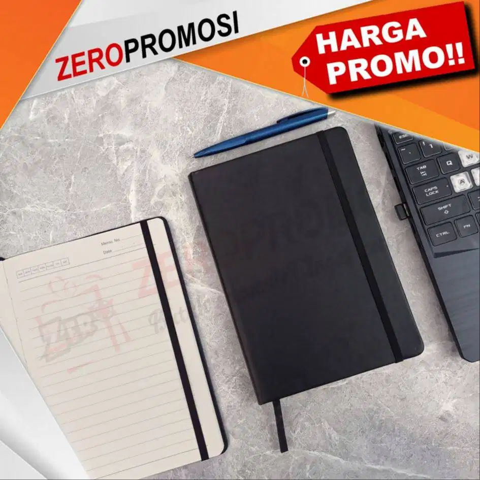 Souvenir Kantor Eksklusif Buku Agenda Hard Cover Custom Logo agk04