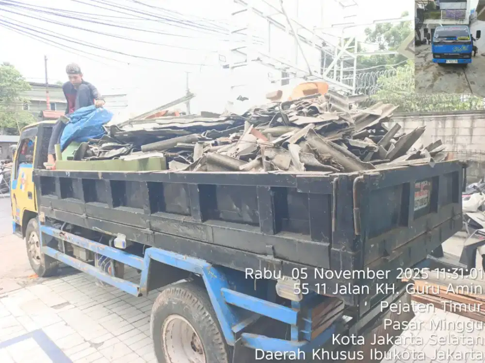 Jasa buang puing dan angkut sampah