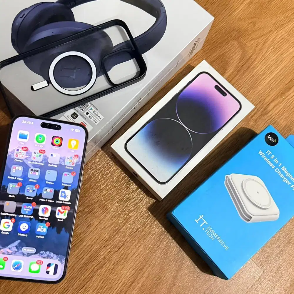 Jual Iphone 14 pro max 256gb purple +++ Bonus