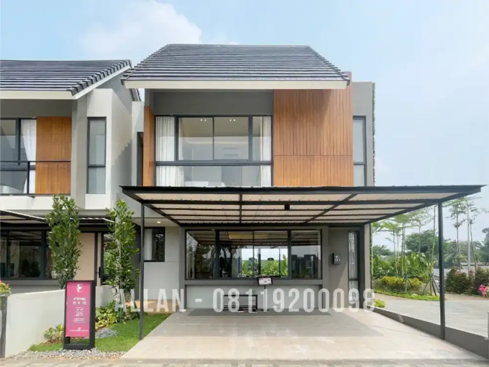 Rumah luas 8x12 dijual KPR Tanpa DP dekat Stasiun KRL Cisauk