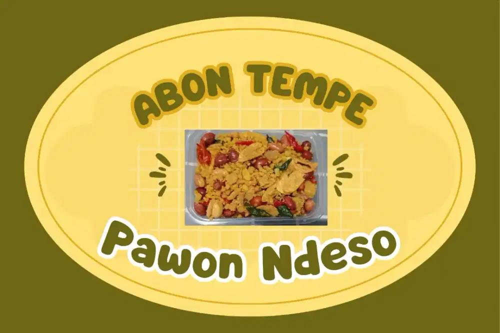 Abon tempe Pawon Ndeso