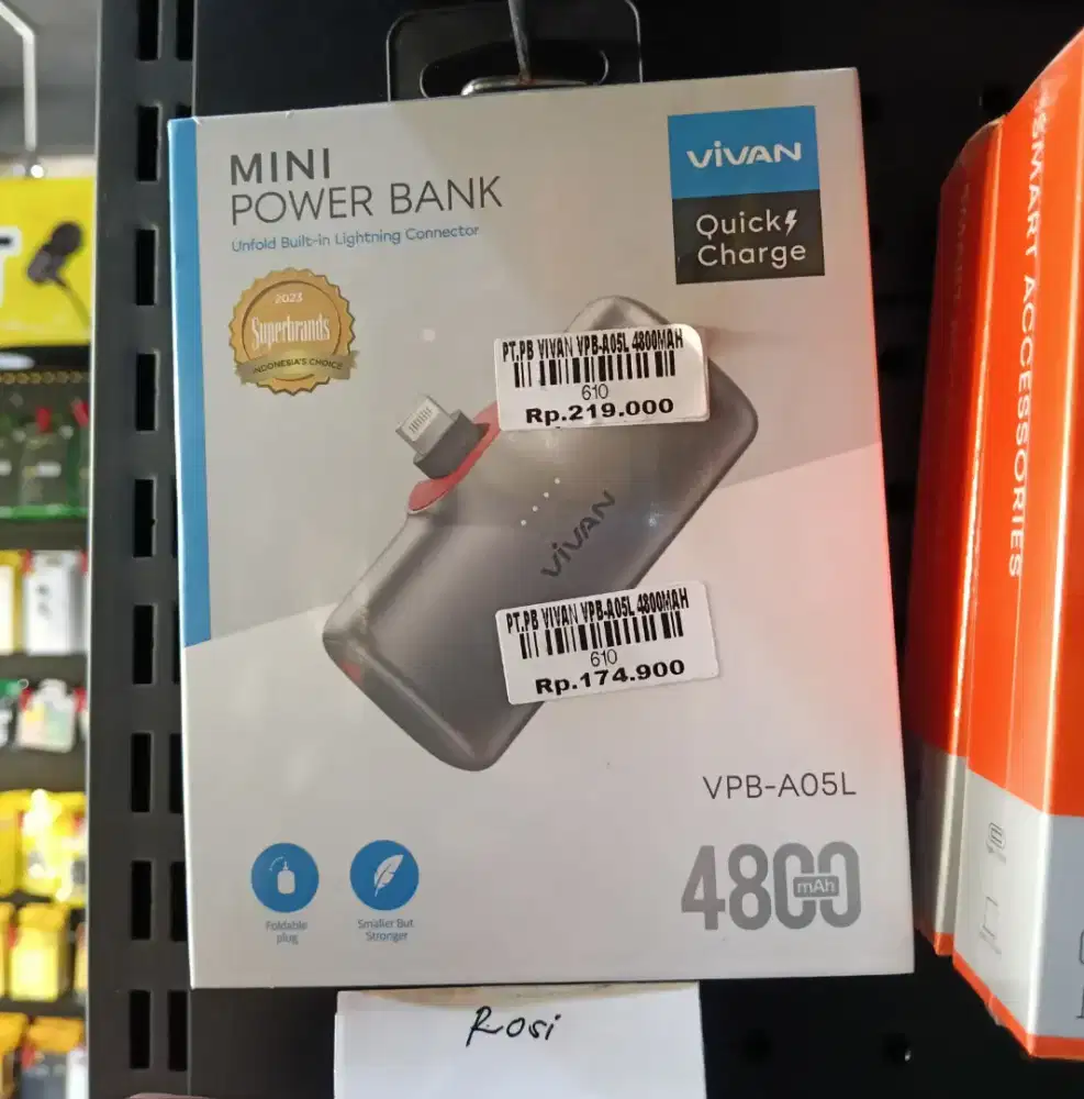 POWERBANK VIVAN VPB-A05L 4800MAH ATLANTIS DAHSYAT