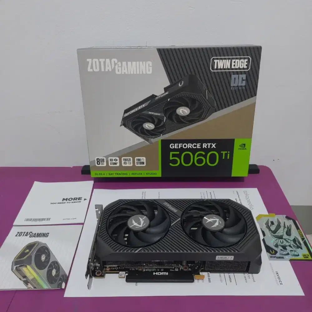 Zotac Geforce RTX 5060 Ti 8GB Twin Edge OC Garansi Agres Sept 2028
