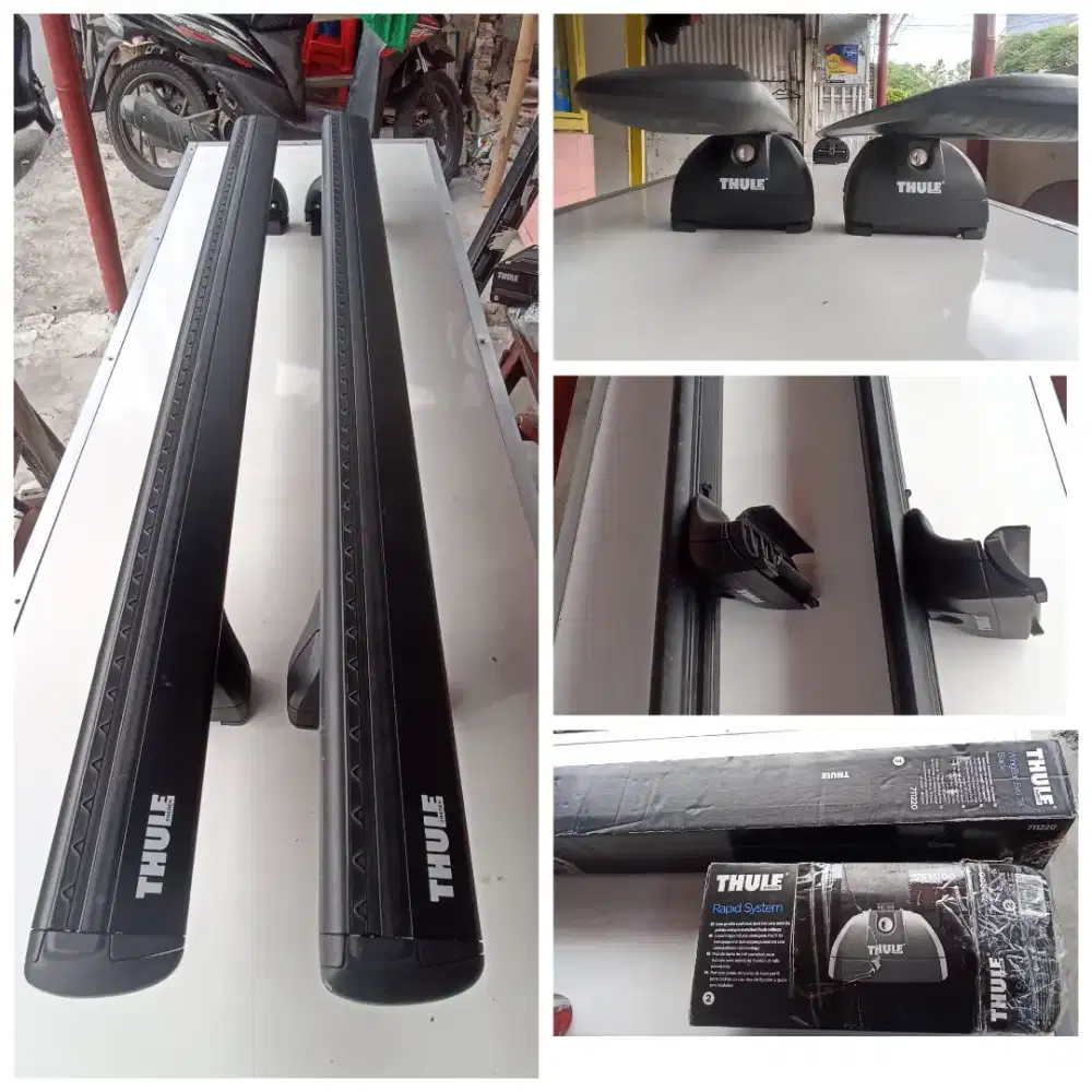 Thule crosbar wing bar Evo+ footpack 753