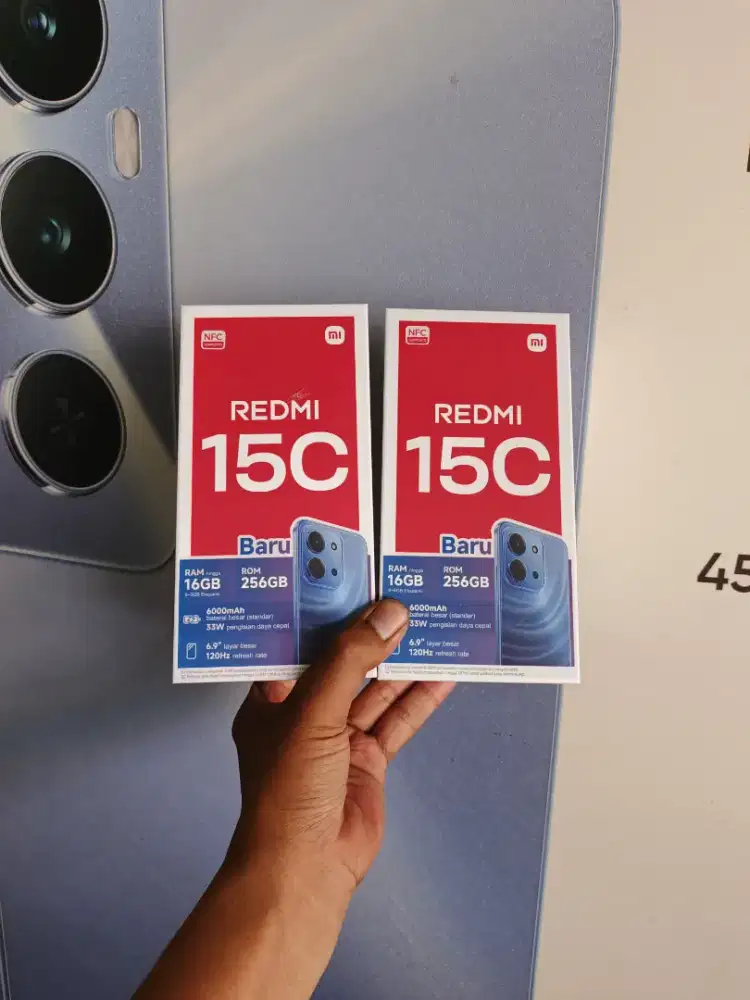 Berminat silahkan WA Redmi 15C NFC 8+8/256 Garansi resmi 15bln