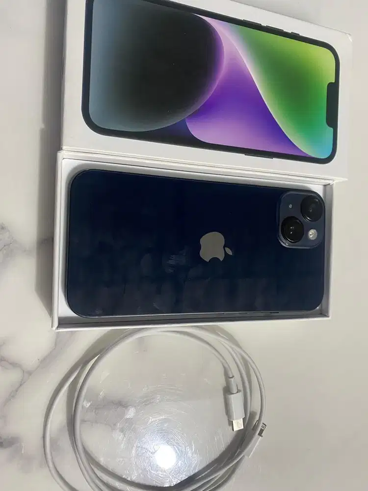 Dijual iphone 14 midnight 128gb