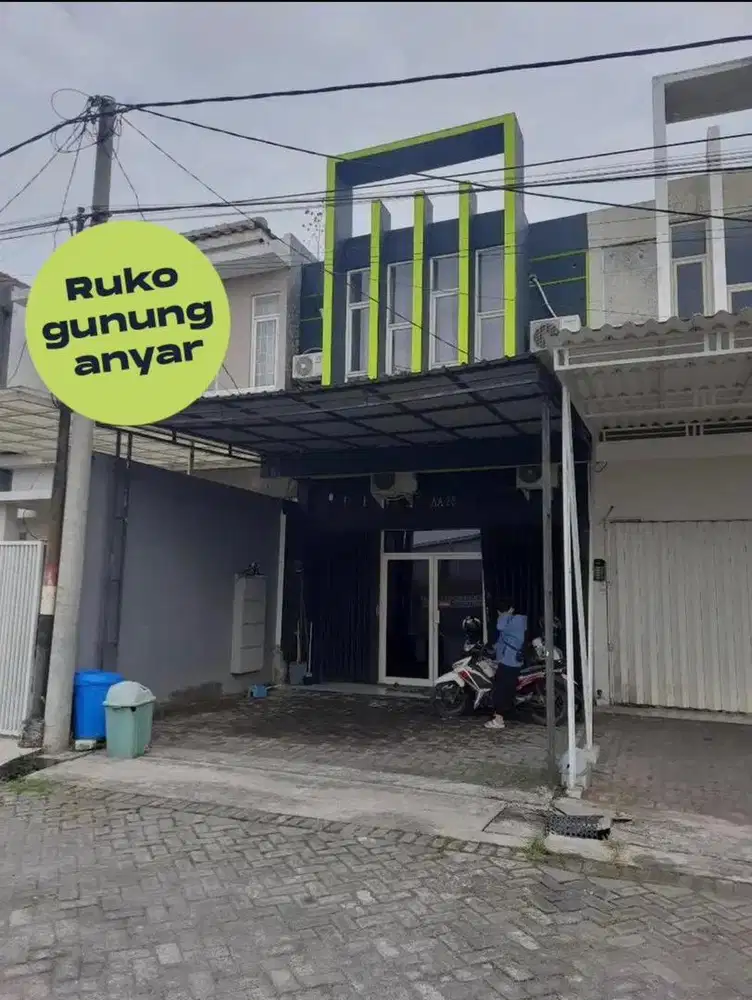 Ruko Siap Huni 3.7jt/bln. bawah jualan. Atas tinggal