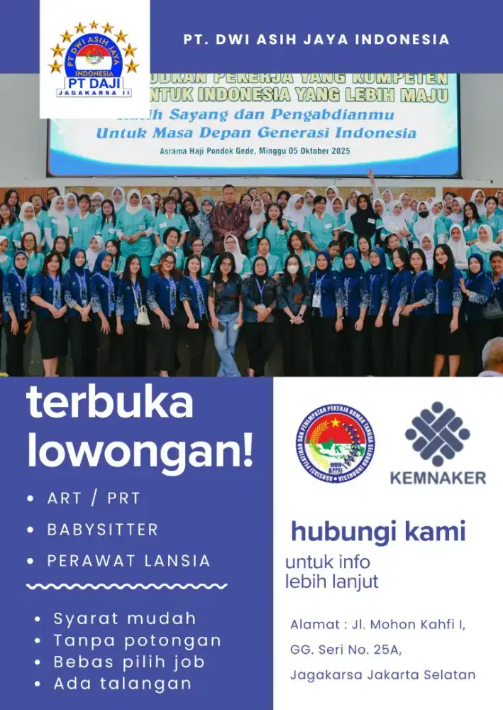 JOB ART & BABYSITTER area Jabodetabek