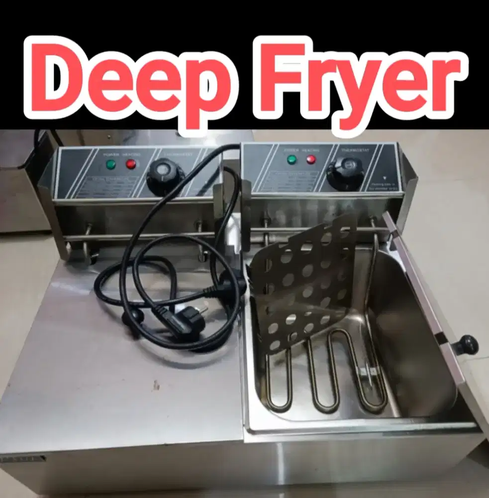 Deep fryer 99% pakai test saja