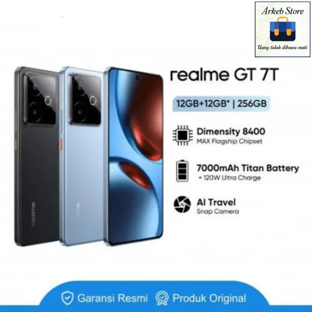 REALME GT 7T GARANSI RESMI