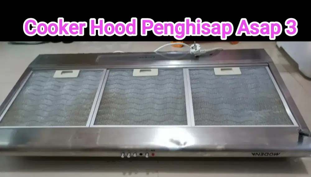 Jual cooker hood 3 dan 2 penghisap