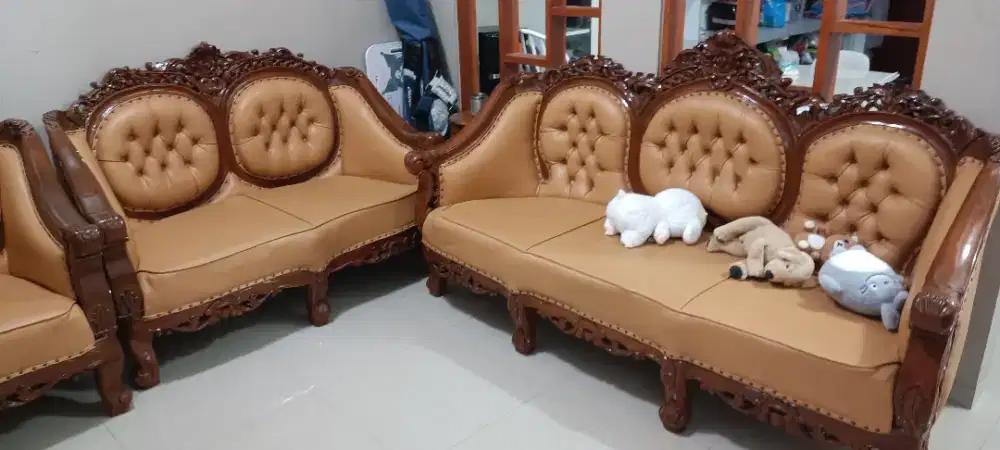 Jual Sofa Cover Seat Baru 100%. Asli Jati Tua Berat