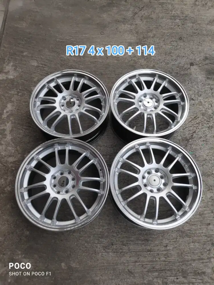 Rep RE-030 R17 pcd 4 x 100 + 114 lebar 7,5 offset 42