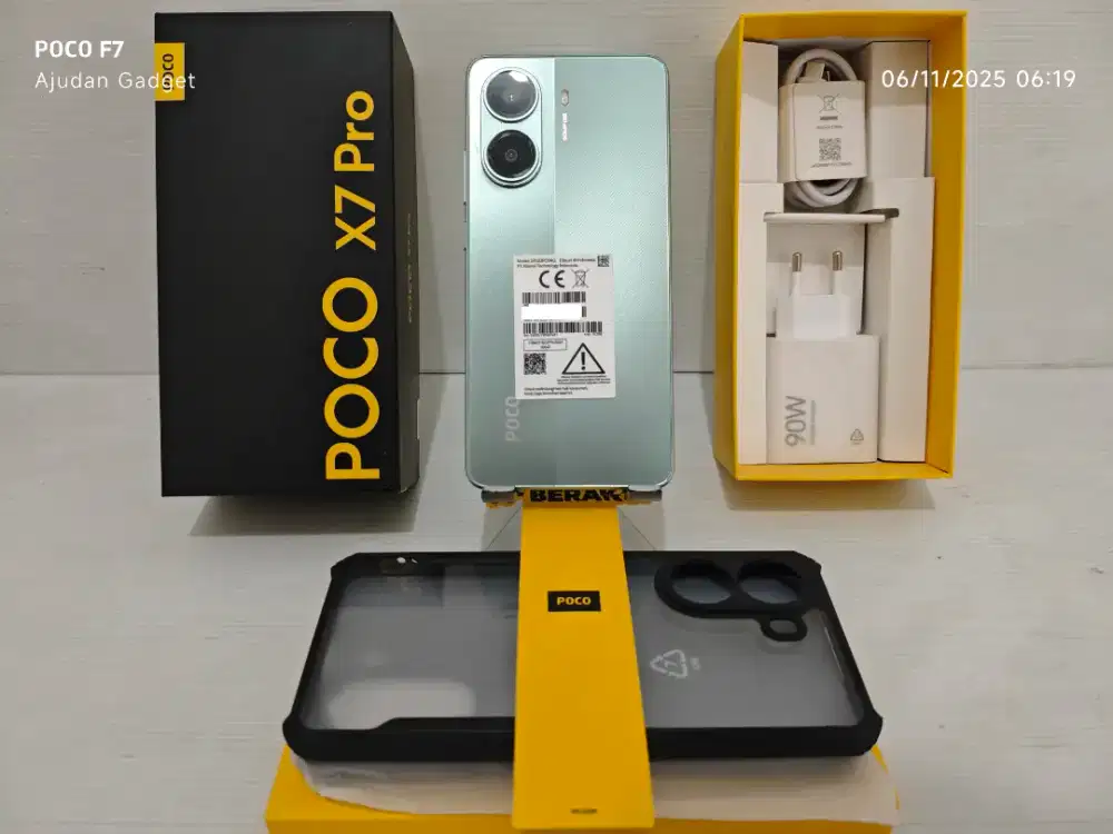 Xiaomi Poco X7 Pro 12/512 Gb Likenew 99% Garansi Juli 2026 bs TT/BT ya