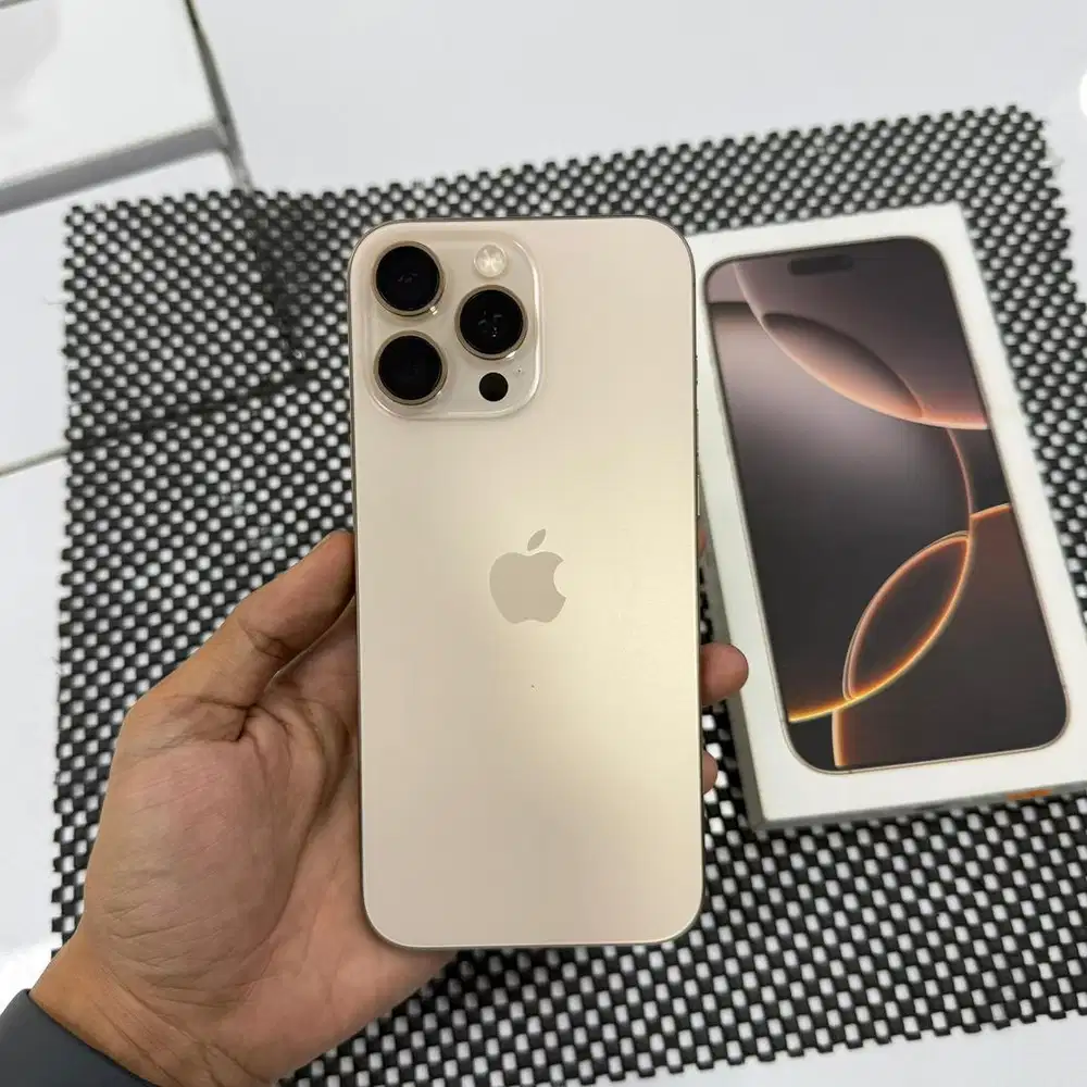 iPhone 16 Pro Max 512GB Dessert iBox Garansi 7 Bulan