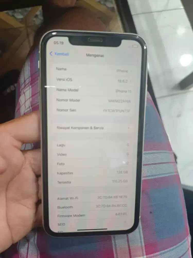 Iphone 11 128Gb Inter all operator imie terdaftar aman TT masuk