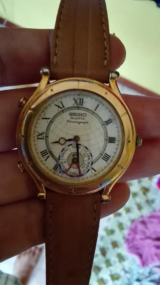 Jam SEIKO 8M25 7100 Men vintage 1990-1999