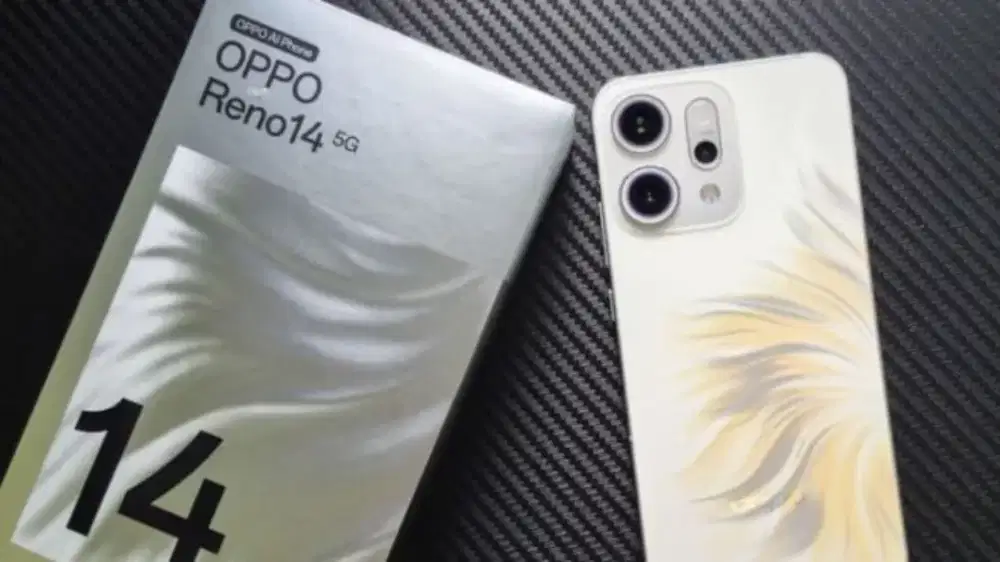 Oppo RENO 14  12/256 fullset putih