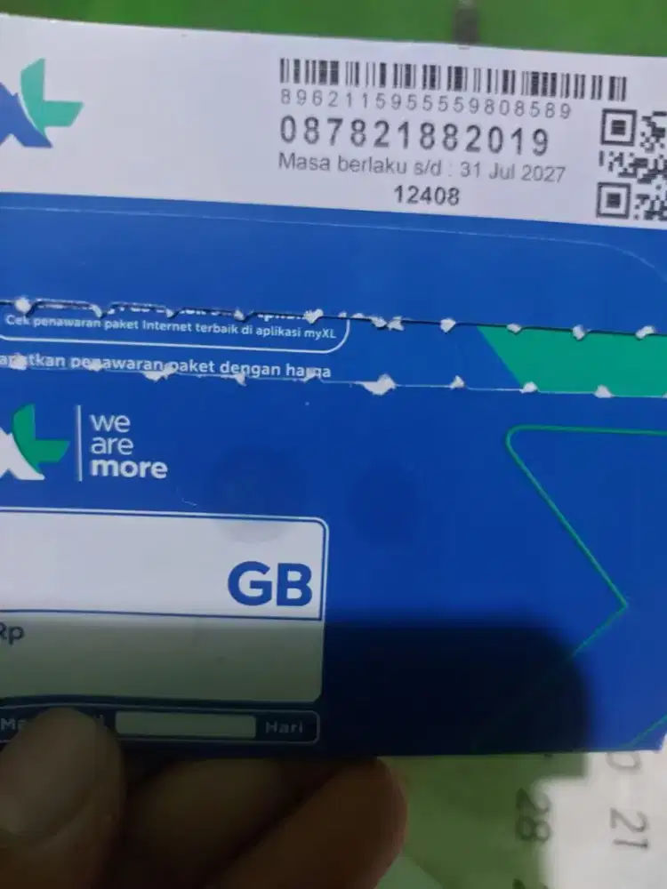 Kartu perdana XL seri tahun 2019