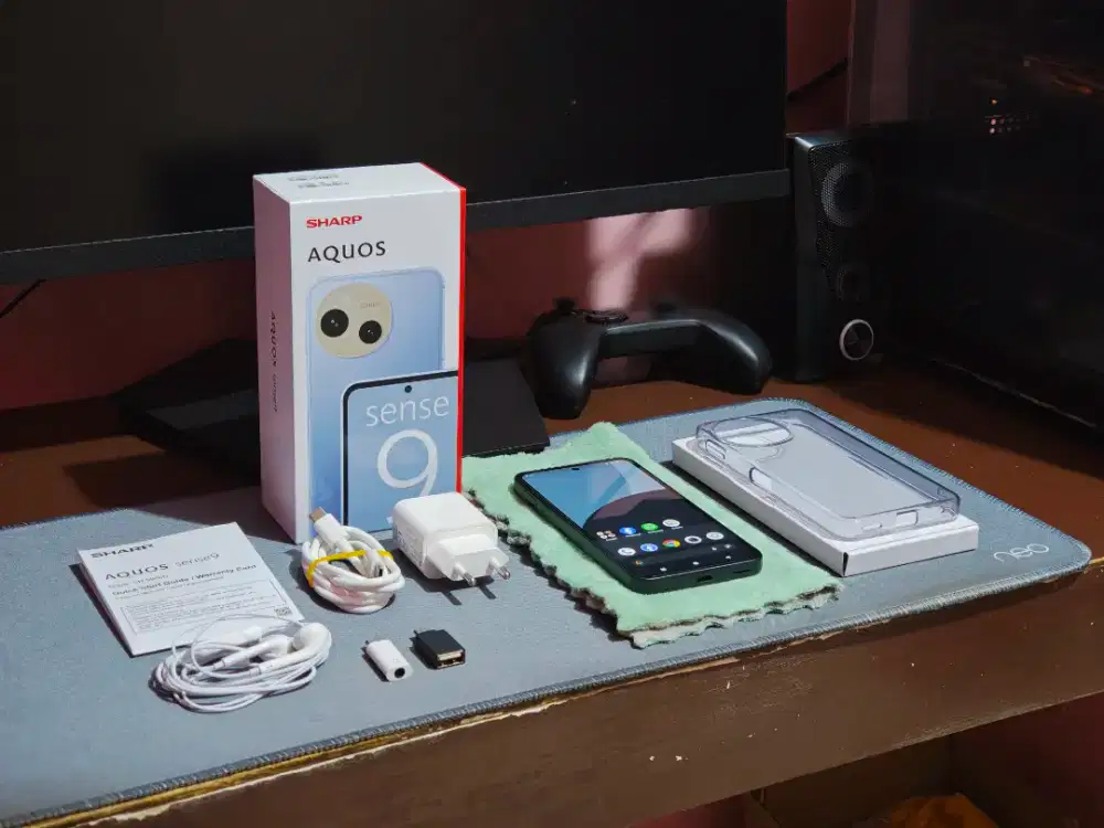 Sharp Aquos Sense 9 8/256 fullset like new resmi umur 3 hari