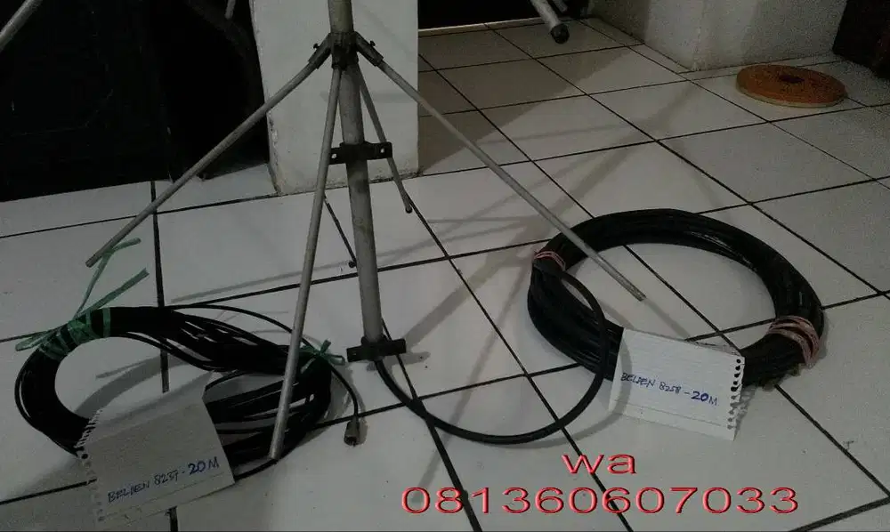 DI JUAL SEPAKET, ANTENE, KABEL BELDEN BESAR ,KECIL  & REGULATOR 5AMP