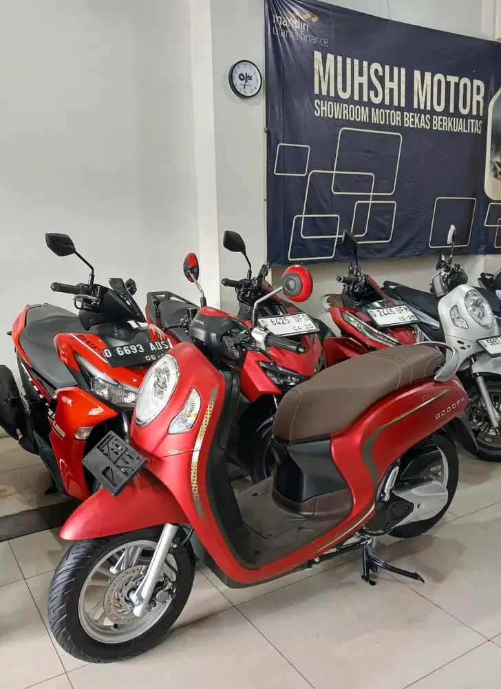 SCOOPY PRESTIGE KEYLESS 2023, SEPERTI BARU KM 8 RIBU, MUHSHI MOTOR.