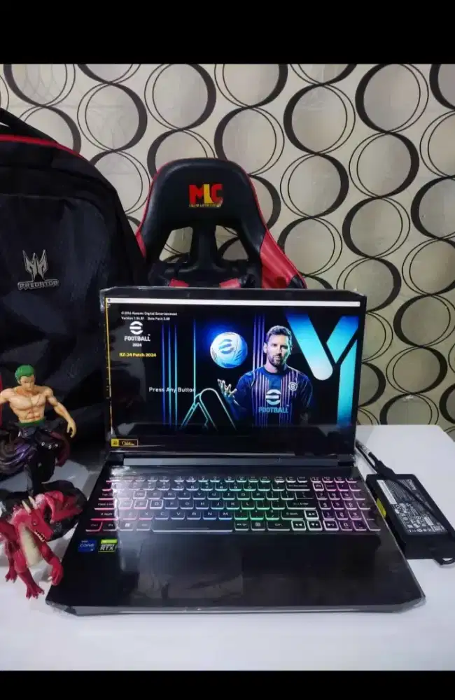 ACER NITRO 5 RGB GEN 11 RAM 16GB SSD 256GB NVIDIA RTX 3050