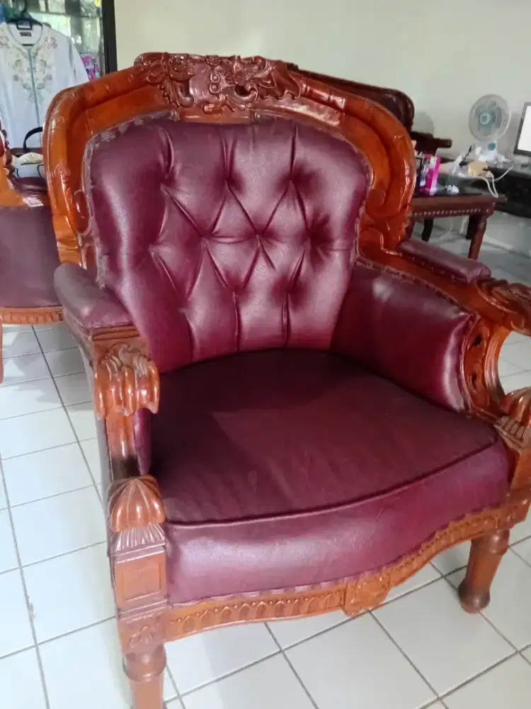 Kurs Jati Jepara Ruang Tamu.