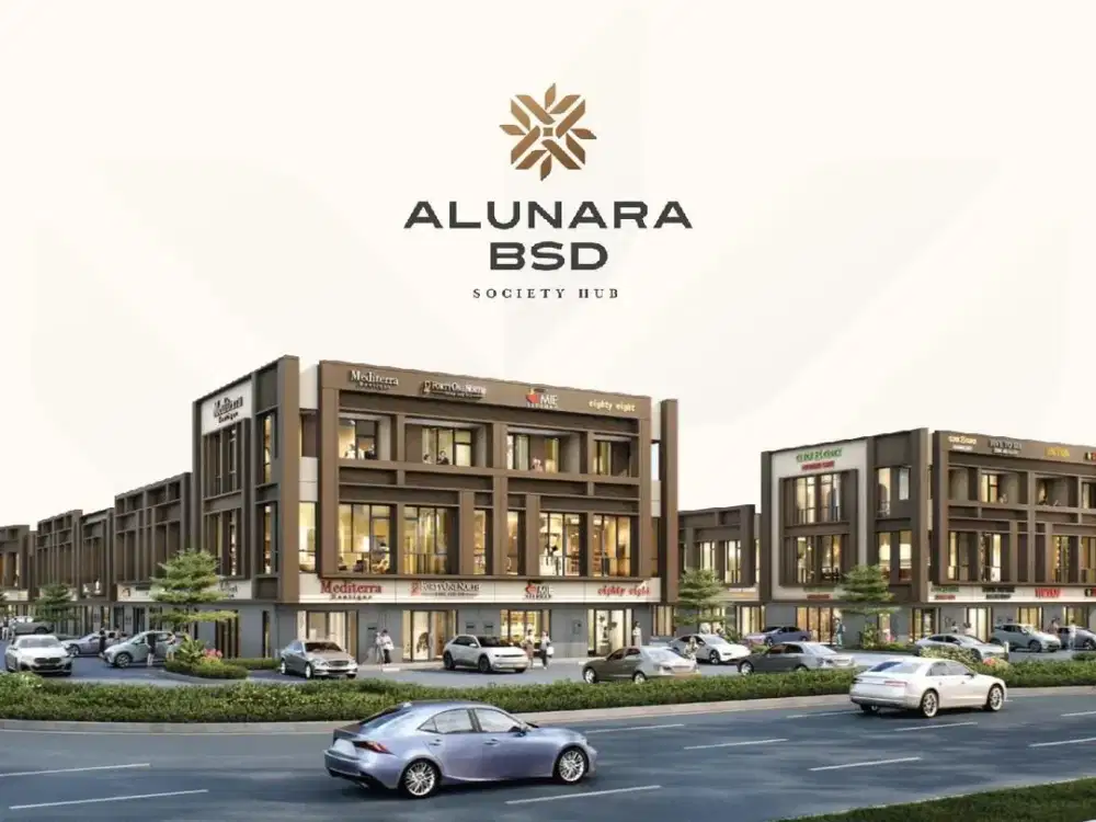 Dijual Ruko Terbaru Alunara Society Hub di BSD City, Tangerang