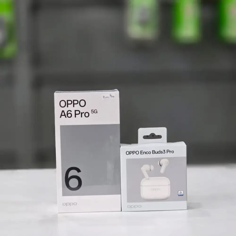 OPPO A6 PRO 2 ORANG TERCEPAT KREDIT FREE 2KALI CICILAN DAN BONUS TWS