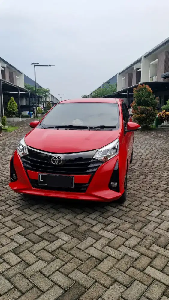 Toyota calya G MT 2019 merah milik pribadi