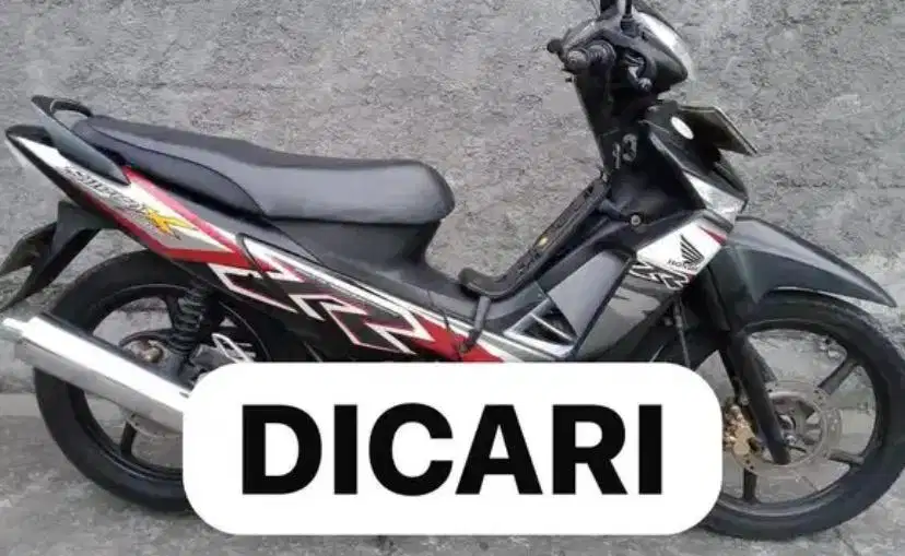 Di Cari Supra X 125 Double Disk DD Tahun 2010 Ke Atas Supra X 2012