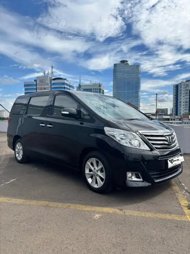 Toyota Alphard 2.4 G ATPM Pilot Seat AT Hitam 2013 ANTIK SIAP PAKAI
