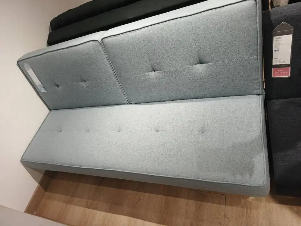 Heim Studio SHINO Sofa Bed Kain - Biru