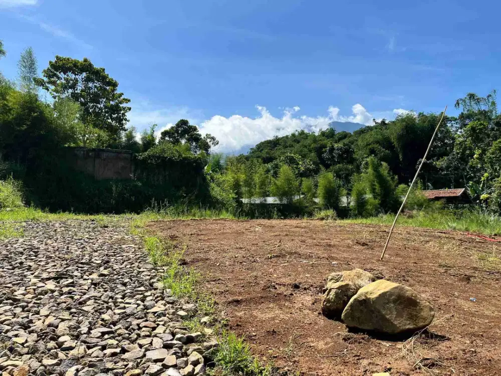 Tanah SHM di puncak bogor 600m2 akses mobil