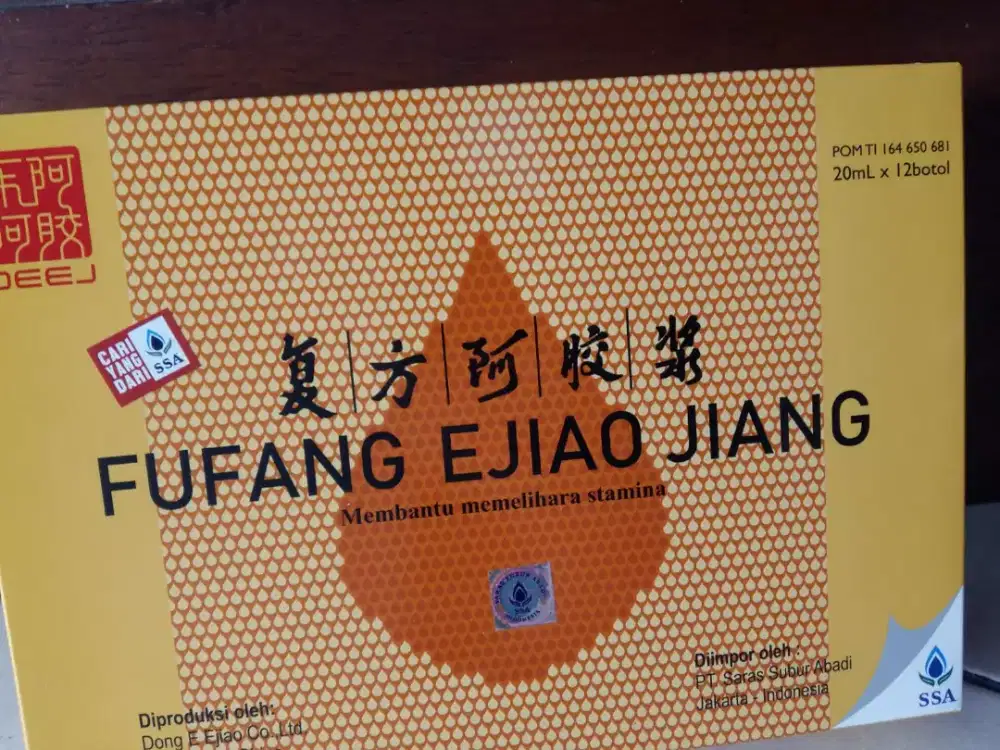 FUFANG FU FANG UNTUK DB DBD  TENSI RENDAH ANEMIA PASCA OPERASI, DLL