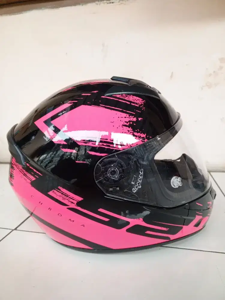 Helm fullface LS2 Chroma, brand Spanyol (langka dan tdk msuk ke Asia)