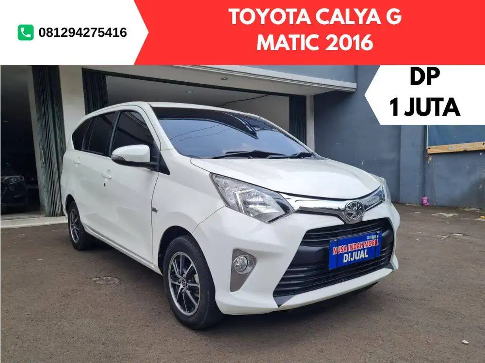 DP 1 JUTA Toyota Calya G MATIC 2016