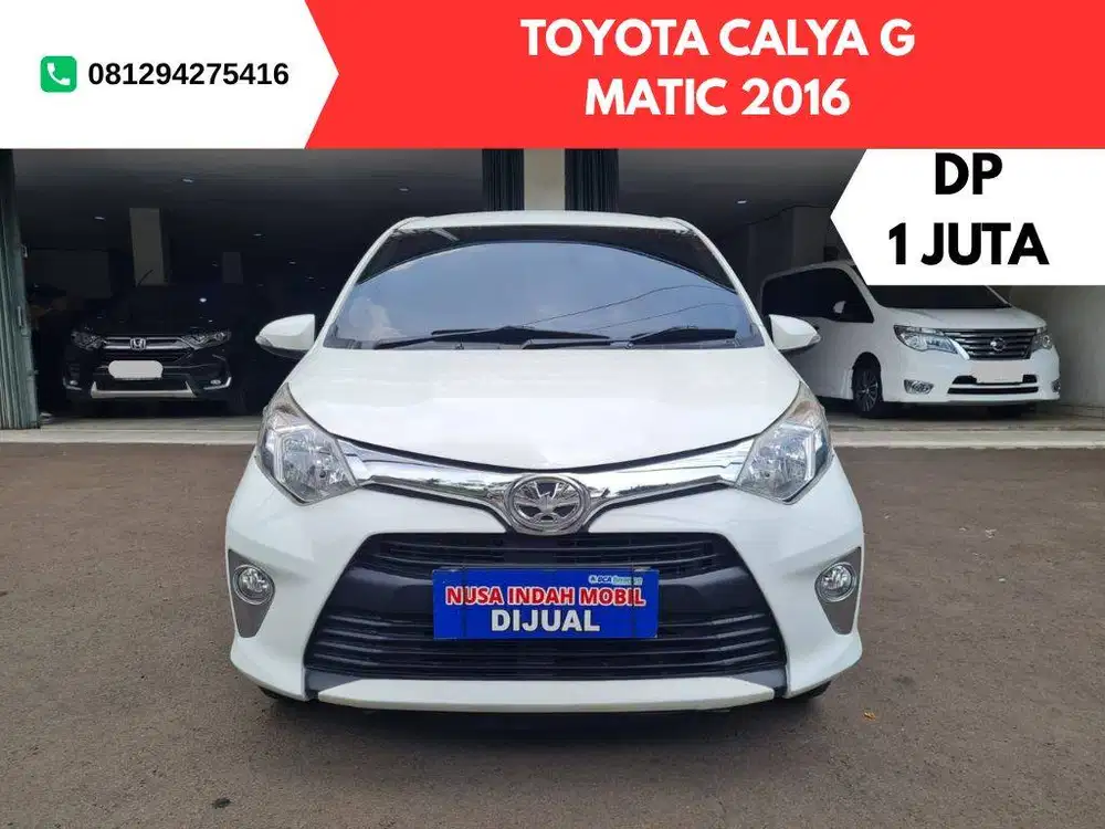 DP 1 JUTA Toyota Calya G MATIC 2016