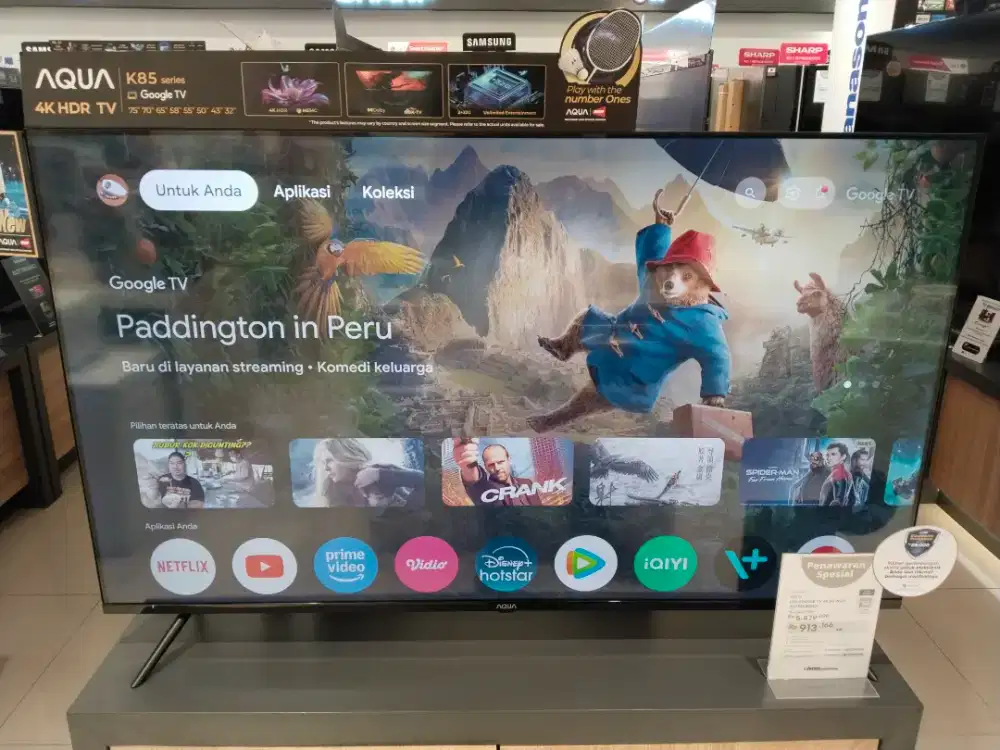 AQUA LED GOOGLE TV 4K 55