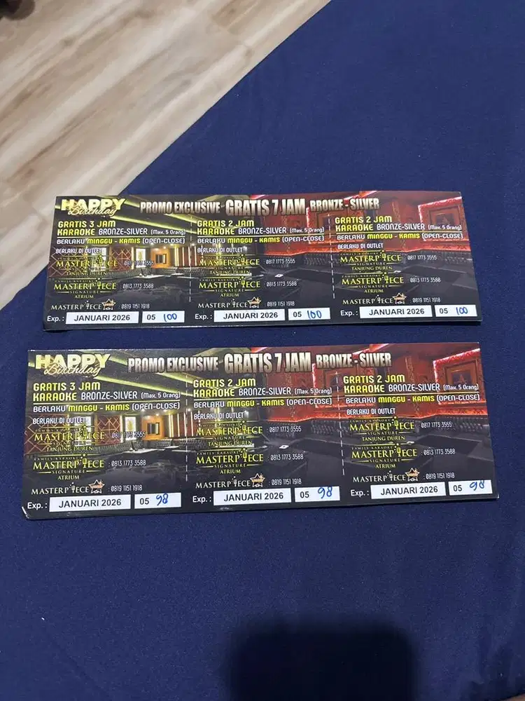 Voucher Karaoke Masterpieace