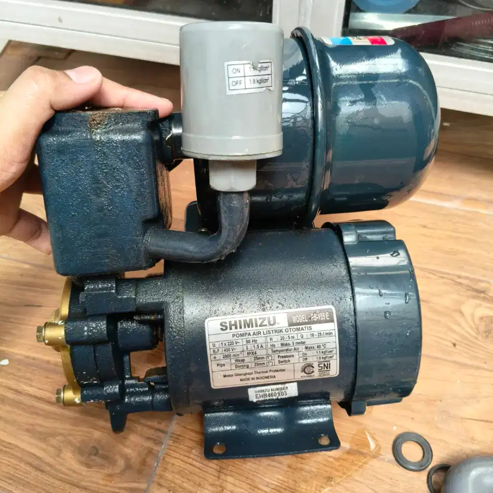 pompa air shimizu PS135e mesin air off original sanyo sumur tandon