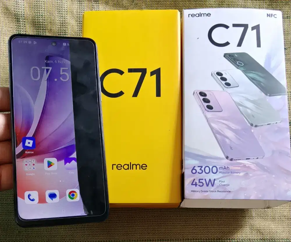 REALME C71 RAM 4+8/128, MINUS LCD
