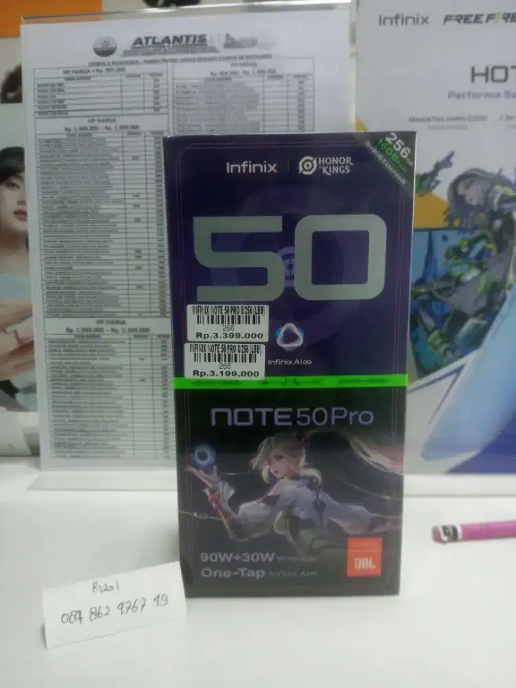 INFINIX NOTE 50 PRO 8/256 | ATLANTIS DAHSYAT